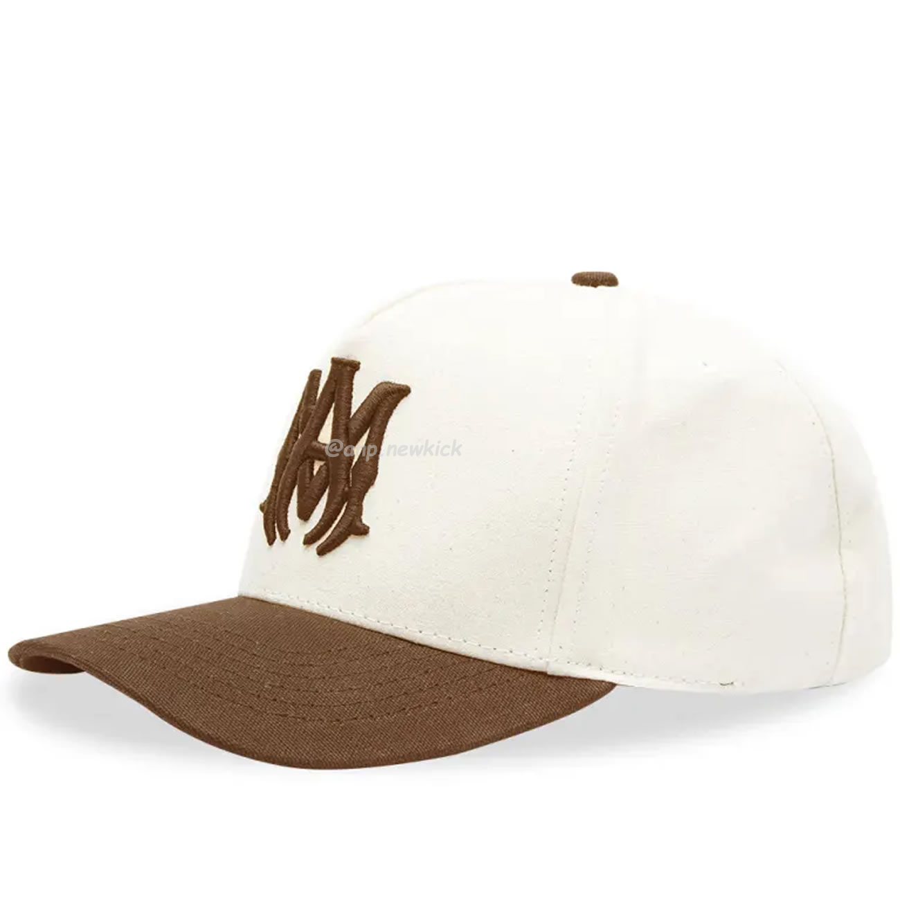 Amiri Two Tone Full Canvas Ma Hat Brown Black (3) - newkick.vip